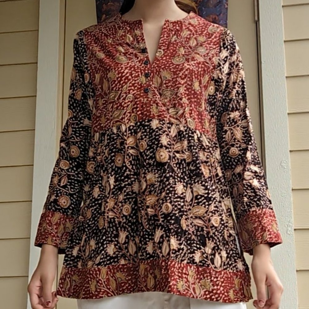 Indian block print tunic